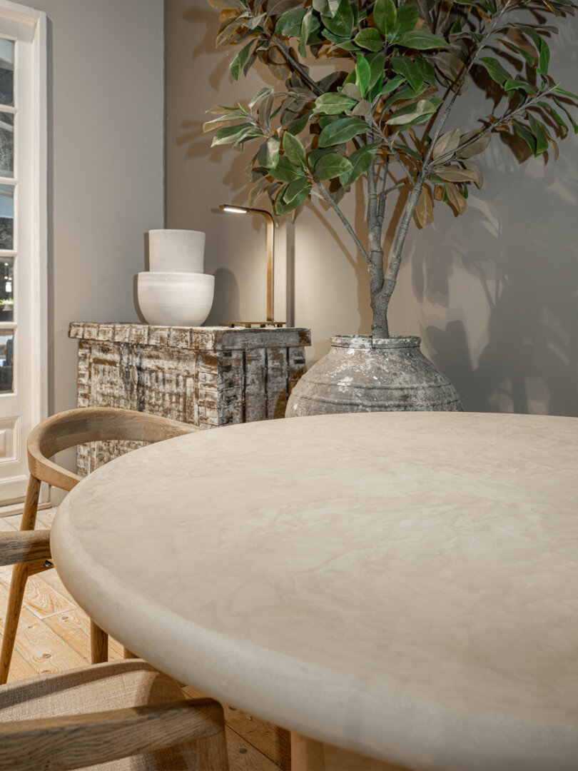 Eettafel Mortex rond