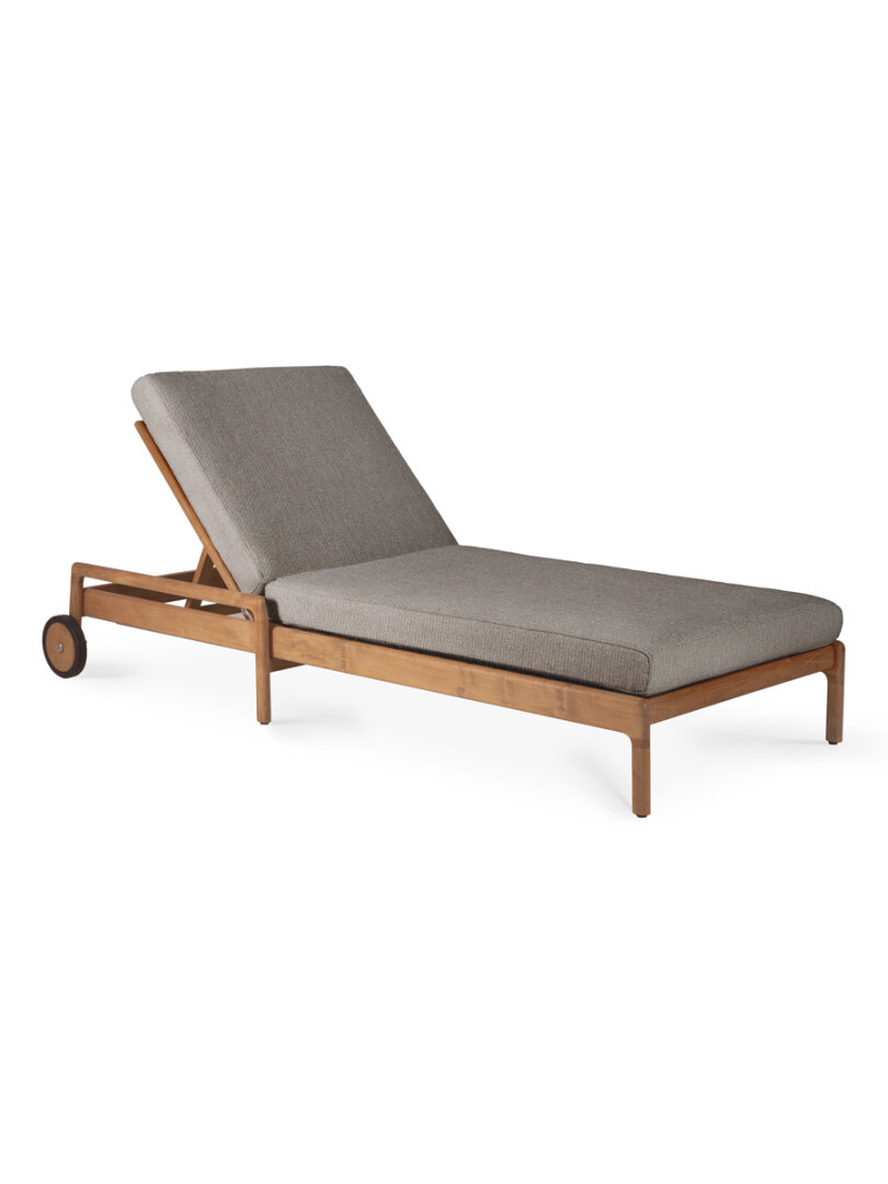 Jack outdoor verstelbaar ligbed - mocha - Ethnicraft