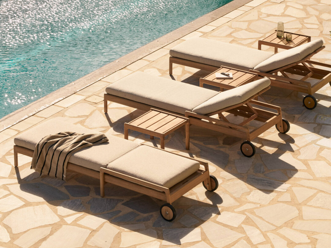 Jack outdoor verstelbaar ligbed - natural - Ethnicraft