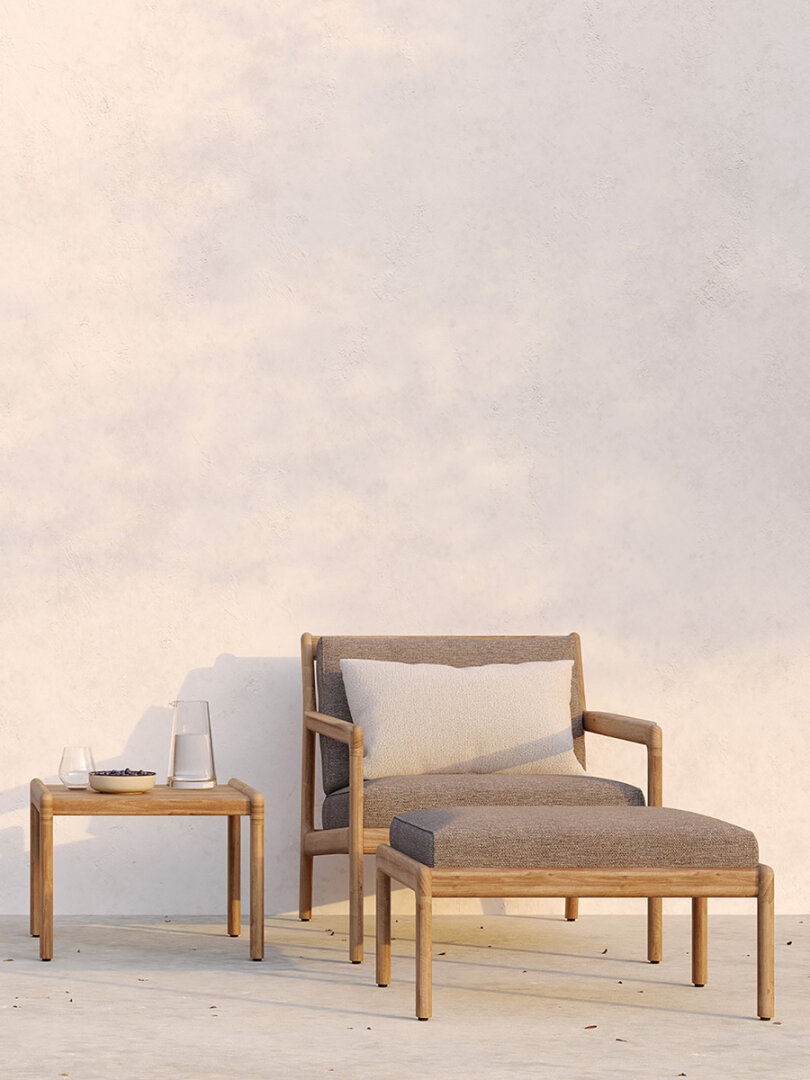 Outdoor loungestoel Jack - mocha - Ethnicraft