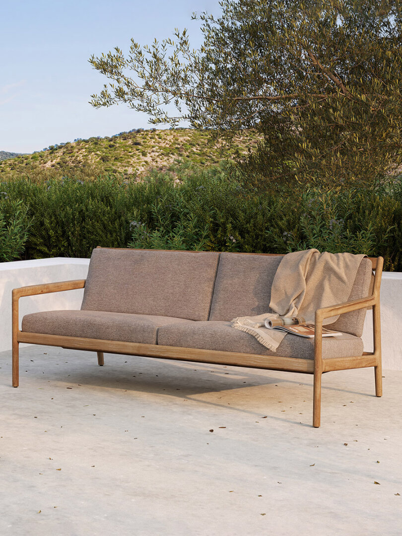 Outdoor sofa Jack 2 zit - mocha - Ethnicraft