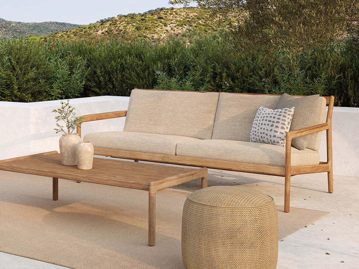 Outdoor sofa Jack 2 zit - natural - Ethnicraft