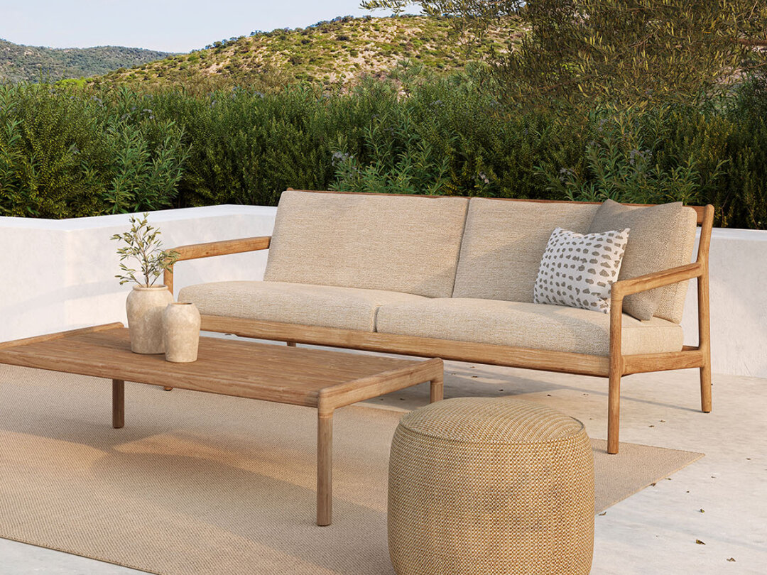 Outdoor sofa Jack 2 zit - natural - Ethnicraft