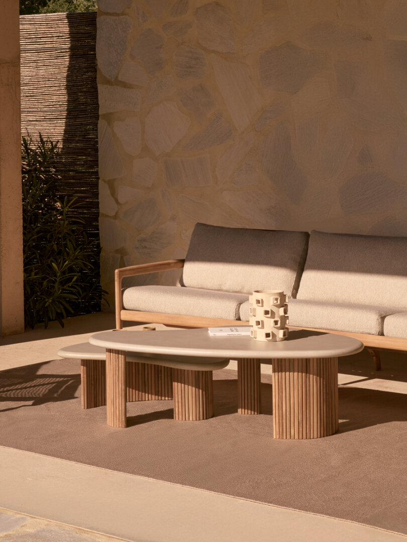 Outdoor sofa Jack 3 zit - natural - Ethnicraft