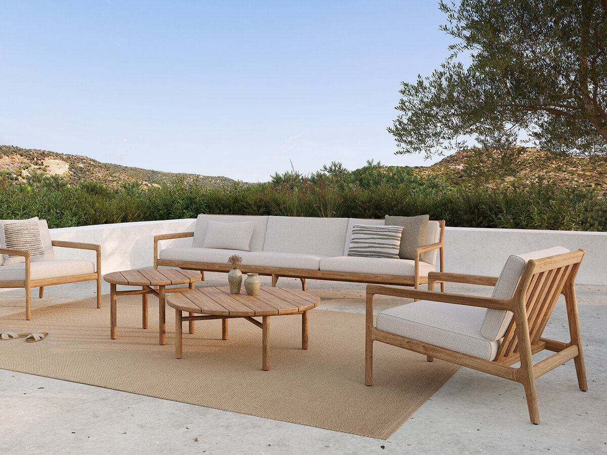 Outdoor sofa Jack 3 zit - off white - Ethnicraft
