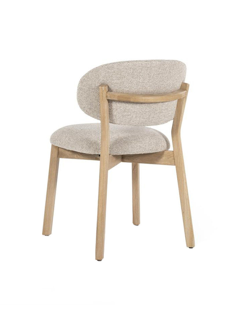 Eetkamerstoel Mano - naturel/taupe