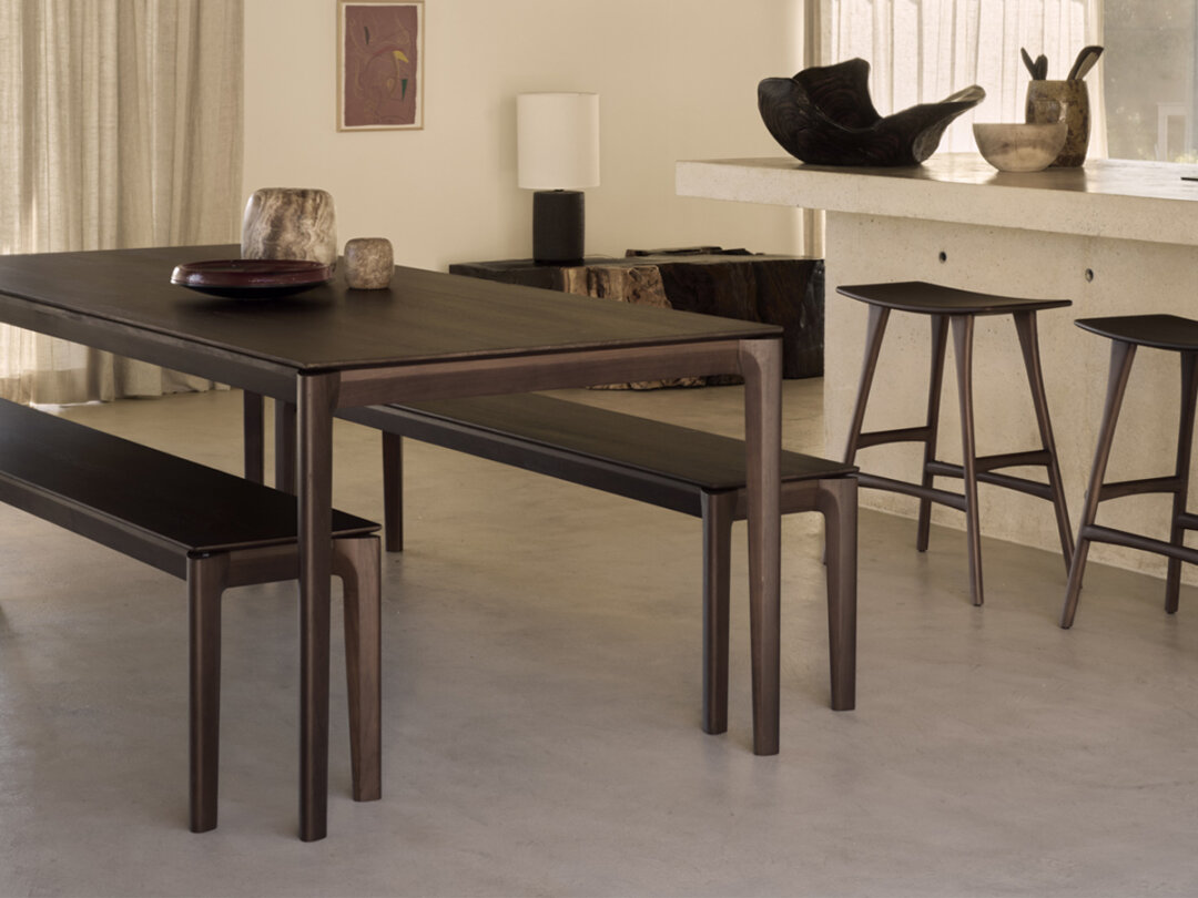 Eettafel Bok - bruin teak - Ethnicraft