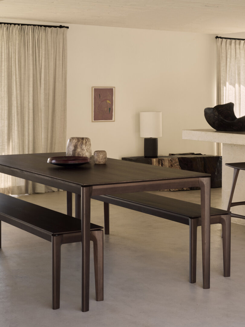 Eettafel Bok - bruin teak - Ethnicraft