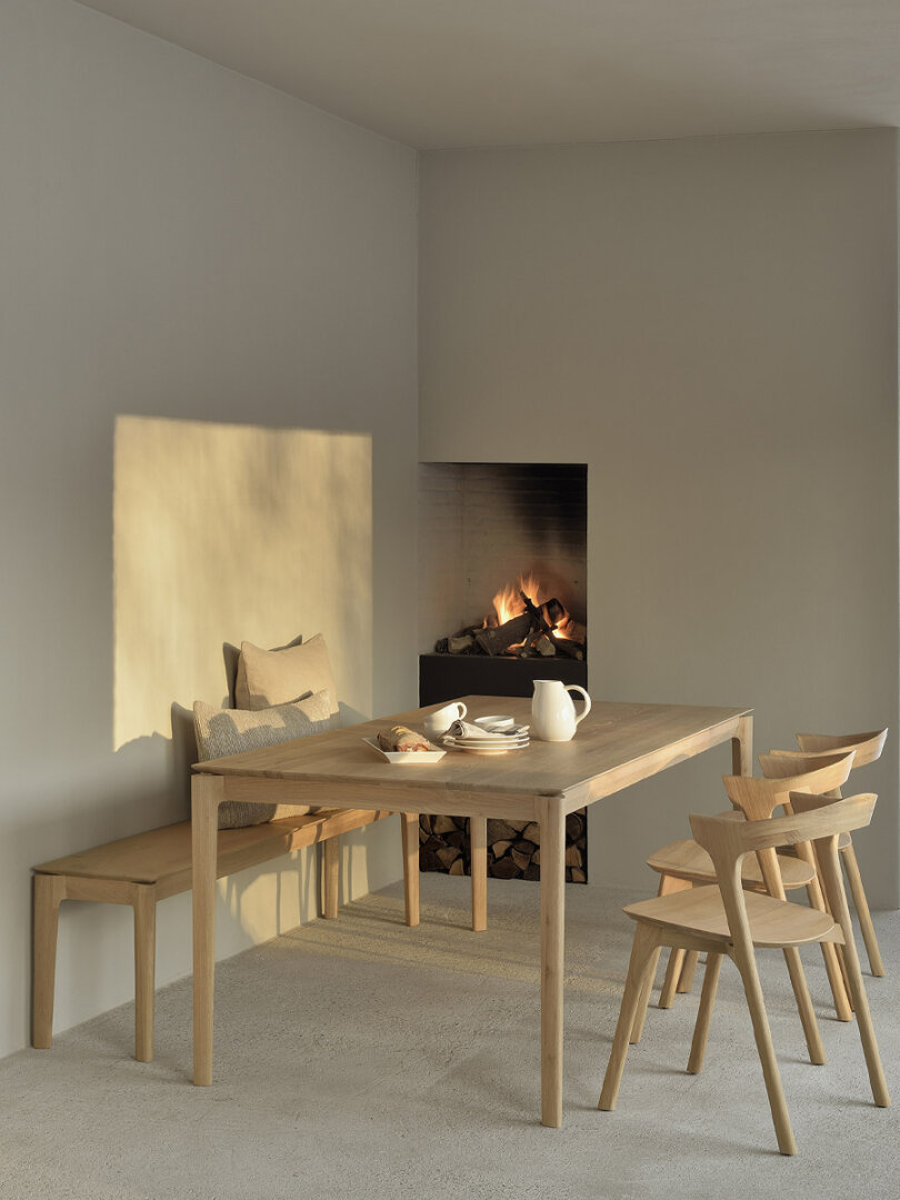 Eettafel Bok - naturel eiken - Ethnicraft