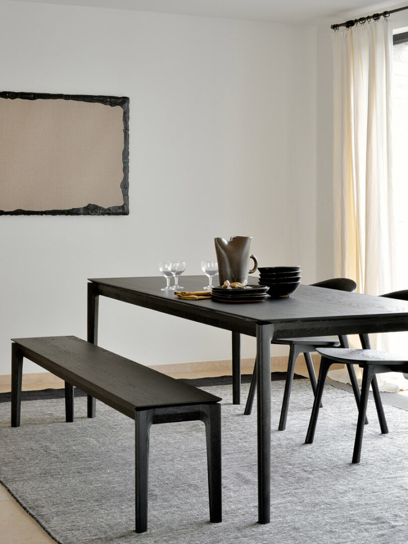Eettafel Bok - zwart eiken - Ethnicraft
