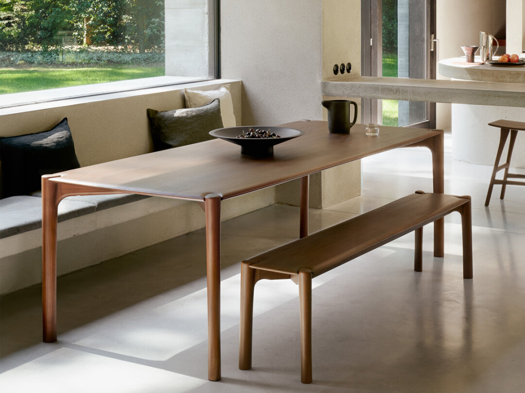 Eettafel PI - bruin teakhout - Ethnicraft